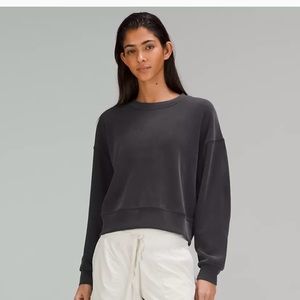 Lululemon Softstreme Perfectly Oversized Cropped Crew - Size 10
